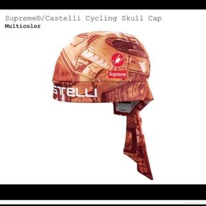 Supreme x Castelli cycling skull cap